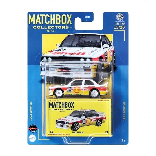 Matchbox Koleksiyon Araçlar GBJ48 - HVW08 1993 BMW M3