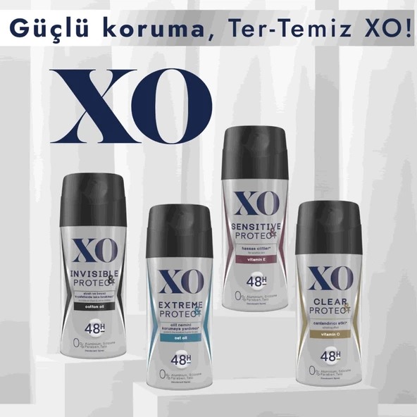 Xo Sensitive & Protect Men Deodorant 150 ml - 4