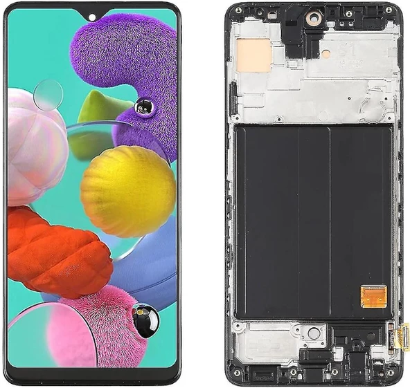 TE Samsung A51 A515F Uyumlu OLED Çıtalı Lcd Ekran Dokunmatik - 1