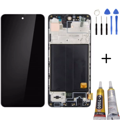 TE Samsung A51 A515F Uyumlu A Kalite Çıtalı Lcd Ekran + MontajKiti