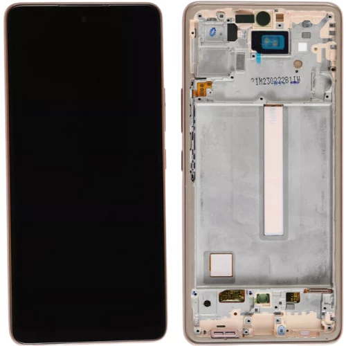 TE Samsung A53 5G A536F Uyumlu Çıtalı Lcd Ekran Servis Gold