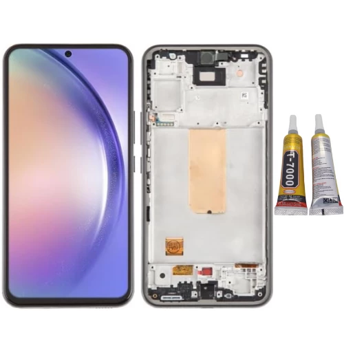 TE Samsung A54 5G A546F Uyumlu OLED Çıtalı Lcd Ekran Beyaz