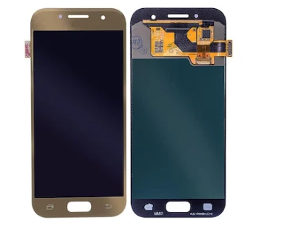 TE Samsung A7 2017 A720F Uyumlu Lcd Ekran Dokunmatik Gold