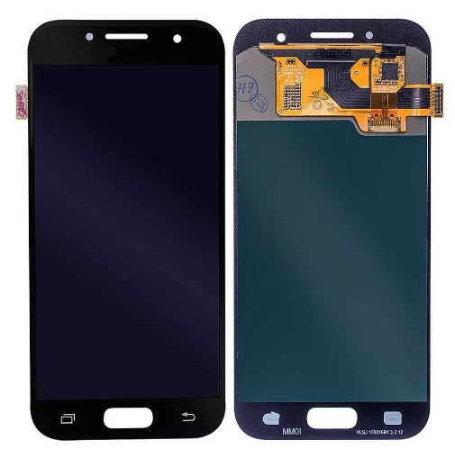 TE Samsung A7 2017 A720F Uyumlu Lcd Ekran Servis Siyah - 1