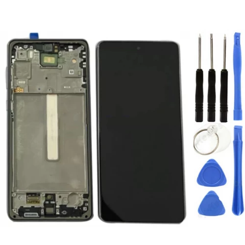 TE Samsung A73 5G A736F Uyumlu Çıtalı Lcd Ekran + Tamir Seti