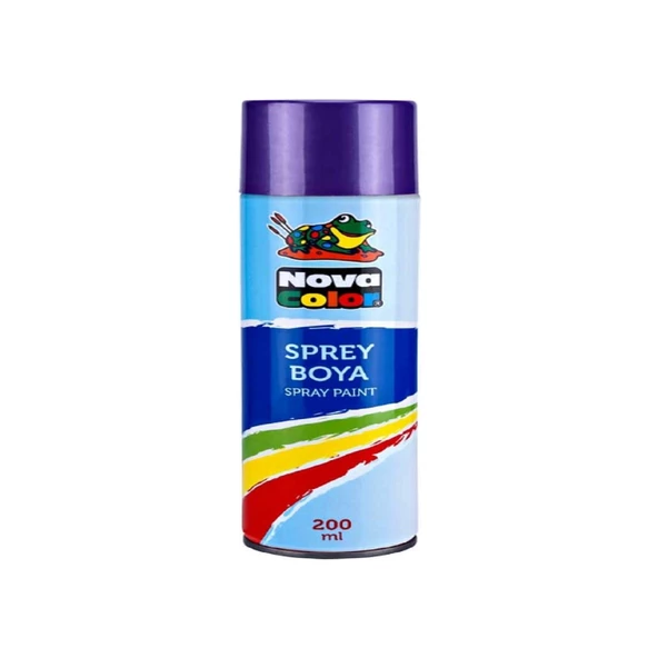 Nova Color Sprey Boya 200 ML Mor NC-808
