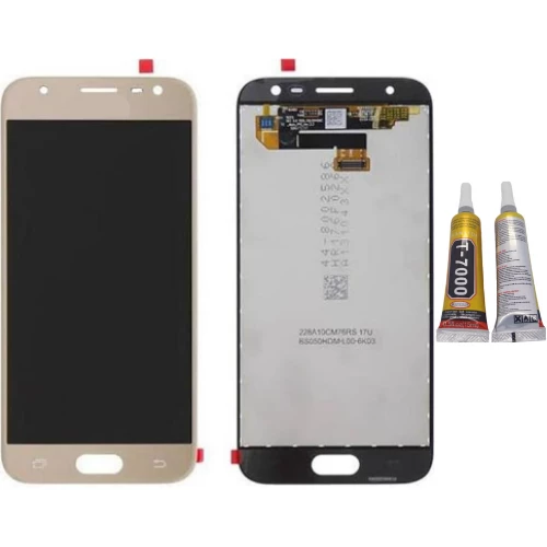 TE Samsung J3 PRO J330 Uyumlu OLED Lcd Ekran Gold + B7000