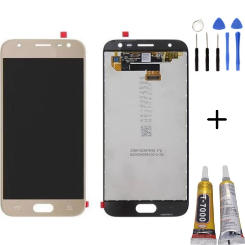 TE Samsung J3 PRO J330 Uyumlu Lcd Ekran Servis Gold + Montaj Kiti