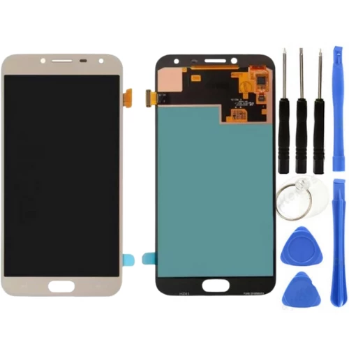 TE Samsung J4 J400 Uyumlu Lcd Ekran Gold + Tamir Seti