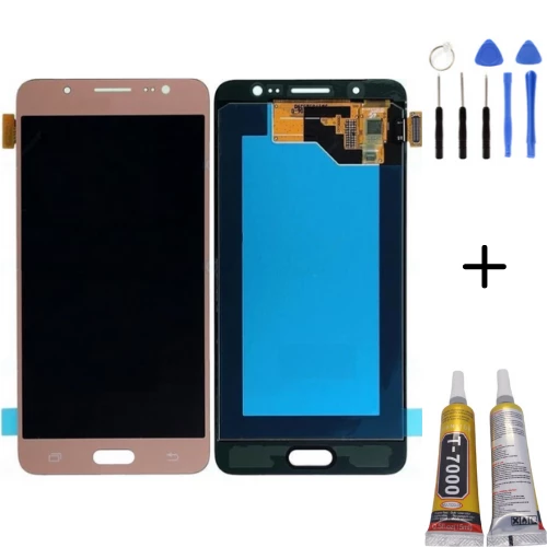 TE Samsung J4 Core J410 Uyumlu Lcd Ekran Servis Gold + Montaj Kiti