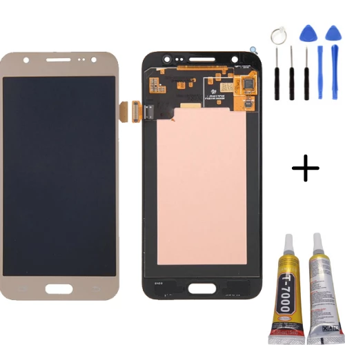 TE Samsung J5 Prime G570 Uyumlu Lcd Ekran Gold + Montaj Kiti