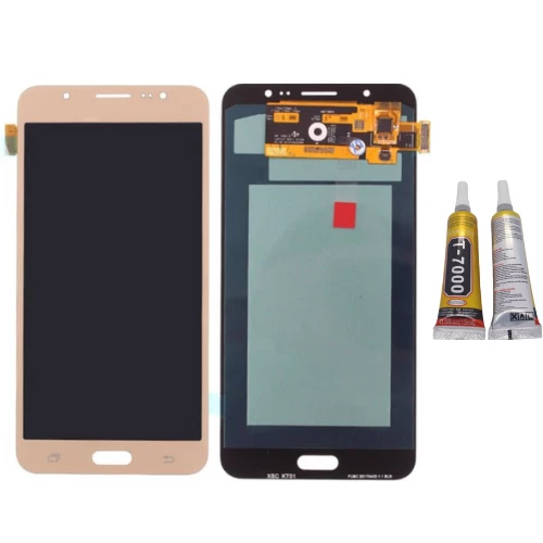 TE Samsung J7 2016 J710 Uyumlu OLED Lcd Ekran Gold + B7000