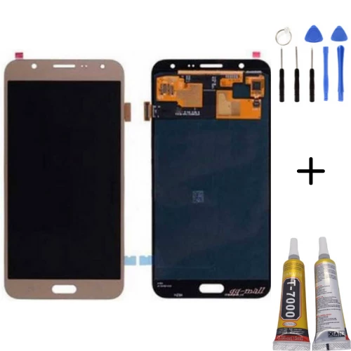 TE Samsung J7 Core J701 Uyumlu A Kalite Lcd Ekran Gold + Montaj Kiti - 1