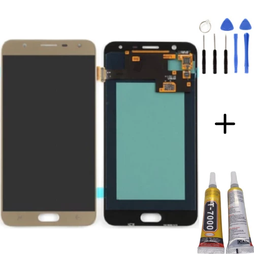 TE Samsung J7 Duo J720 Uyumlu A Kalite Lcd Ekran Gold + Montaj Kiti