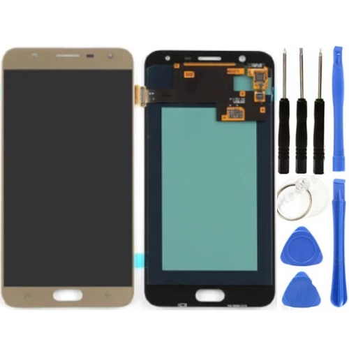 TE Samsung J7 Duo J720 Uyumlu Lcd Ekran Servis Gold + Tamir Seti