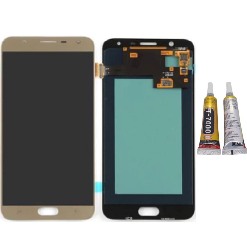 TE Samsung J7 Duo J720 Uyumlu Lcd Ekran Servis Gold + B7000