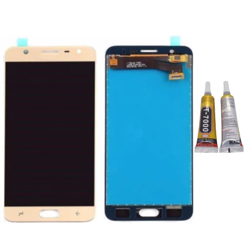 TE Samsung J7 Prime 2 G611 Uyumlu Lcd Ekran Servis Gold + B7000