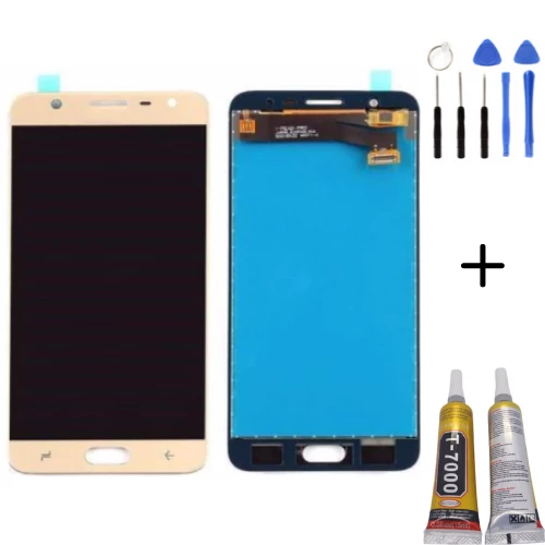 TE Samsung J7 Prime 2 G611 Uyumlu A Kalite Lcd Ekran Gold Full set