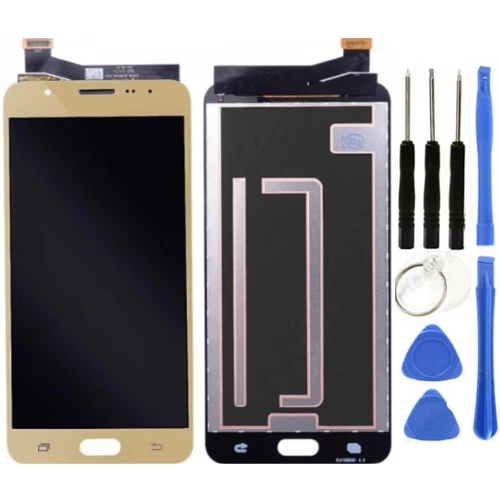 TE Samsung J7 Prime G610F Uyumlu OLED Lcd Ekran Gold +Tamir Seti - 1