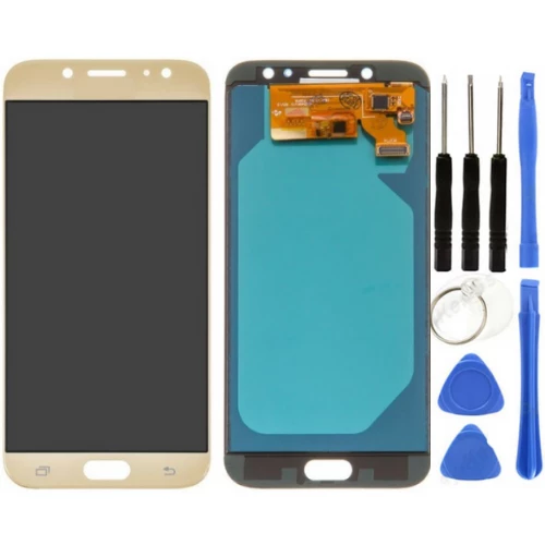 TE Samsung J7 Pro J730 Uyumlu OLED Lcd Ekran Gold + B7000