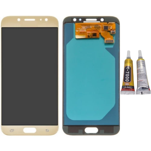 TE Samsung J7 Pro J730 Uyumlu OLED Lcd Ekran Gold + Tamir Seti
