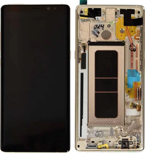 TE Samsung Note 8 N950 Uyumlu Çıtalı Lcd Ekran Gold
