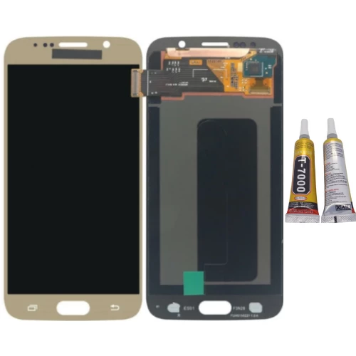 TE Samsung Note 5 N920 Uyumlu Lcd Ekran Gold + B7000