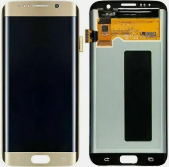 TE Samsung S7 Edge G935F Uyumlu Lcd Ekran Dokunmatik Gold