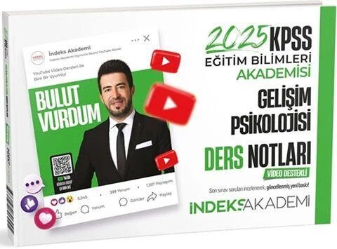 2025 KPSS Eğitim Bilimleri Gelişim Psikolojisi Video Ders Notları İndeks Akademi