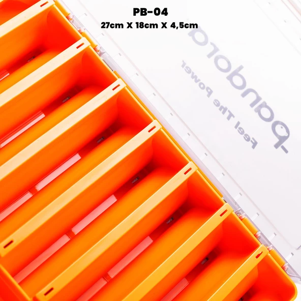 Pandora PB 04 Maket Balık Kutusu (Turuncu) - 2