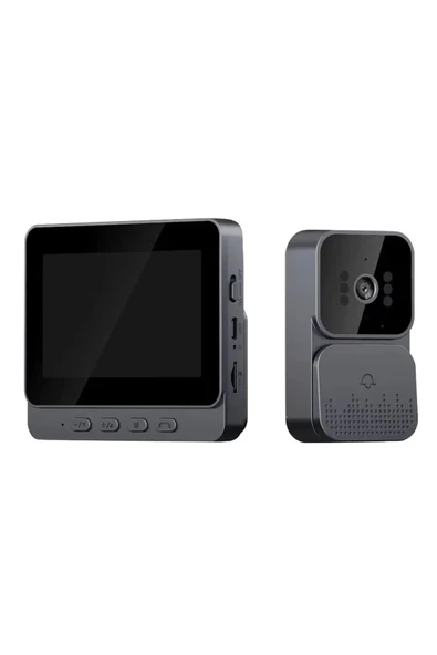 Kablosuz Seyyar Kullanılan 4.3 Inç Ekran Görüntülü Siz Sistemi (Hafıza Kart Kayıt-Gece Görüş-Renkli) - 4