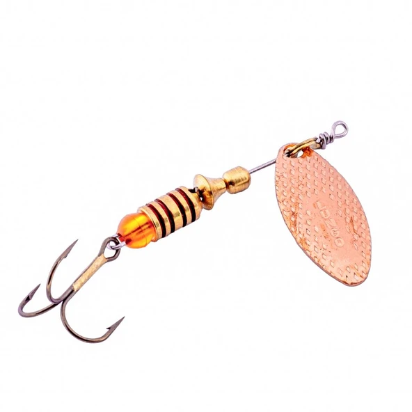 Alabalık Turna Döner Olta Kaşık - Ilba Lungo 50304 - Bakır - No:4 - Resim 2