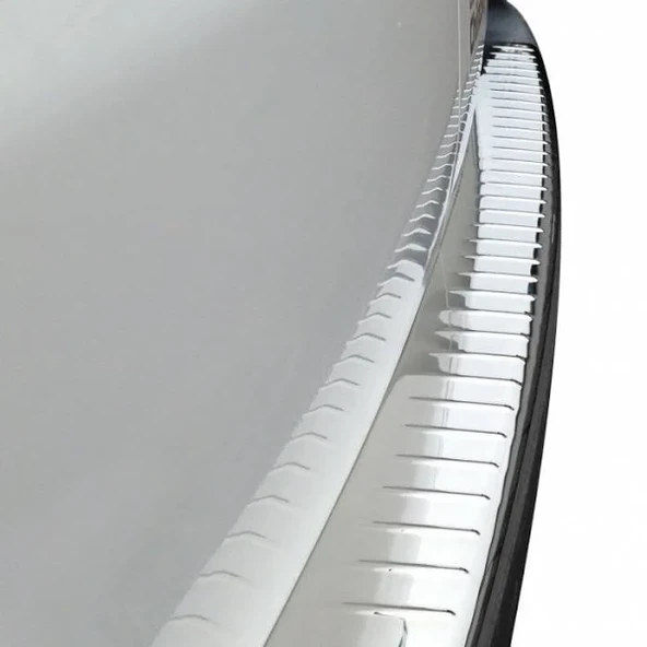 VW Caddy Uyumlu Arka Tampon Eşiği Krom 2010 - 2014 Arası Modeller İçin - Resim 2