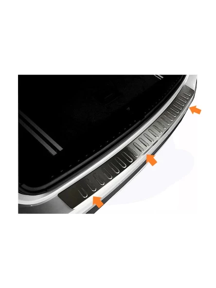 Arka Tampon Eşiği Krom Connect Panel Van LAV 2014 Ve Sonrası Modeller İçin - Resim 2