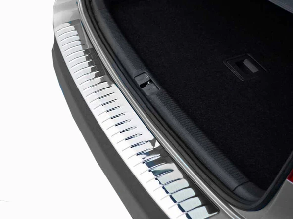 VW Passat B6 Uyumlu SW Arka Tampon Eşiği Krom 2005 - 2015 Arası Modeller İçin - Resim 2