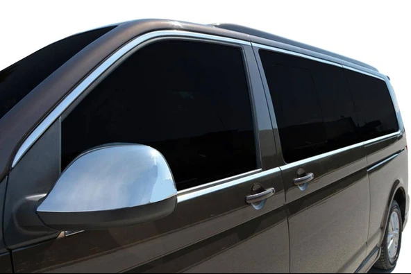 VW T5 Transporter Uyumlu Ayna Kapağı ABS Krom 2 Parça 2010 - 2023 Arası Modeller İçin - 2