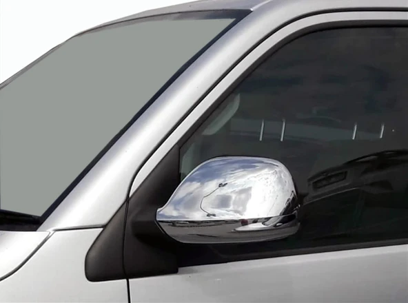 VW T5 Transporter Uyumlu Ayna Kapağı ABS Krom 2 Parça 2010 - 2023 Arası Modeller İçin - 3