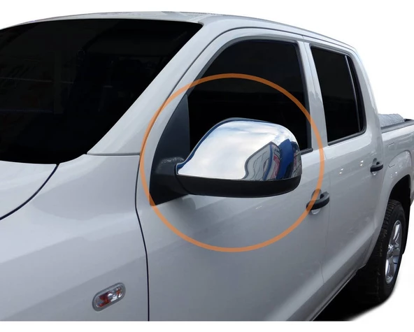Ayna Kapağı Krom 2 Parça Amarok Pikap 2010 Ve Sonrası Modeller İçin - 2