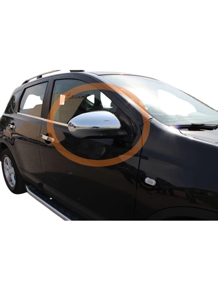 Ayna Kapağı Krom 2 Parça Qashqai SUV 2007-2014 Arası Modeller İçin ürün görseli 1
