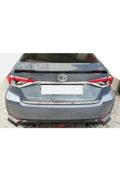 Toyota Corolla Bagaj Alt Çıta krom 2019 ve Sonrası - 2