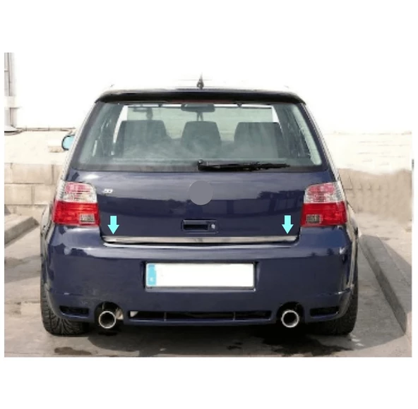Bagaj Alt Çıta Krom Golf-4 HB 5D 1998-2004 Arası Modeller İçin - 2