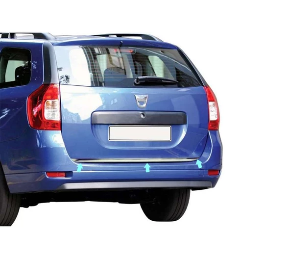 Bagaj Alt Çıta Krom Logan MCV SW 2013 Ve Sonrası Modeller İçin - Resim 2