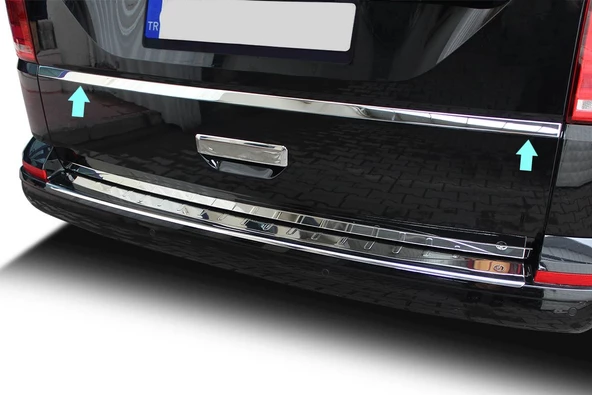 Bagaj Çıtası Tek Kapılı Krom T6 Transporter Van 2015 Ve Sonrası Modeller İçin - 2