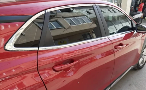 Cam Çerçevesi Krom 12 Parça Kona SUV 2018 Ve Sonrası Modeller İçin