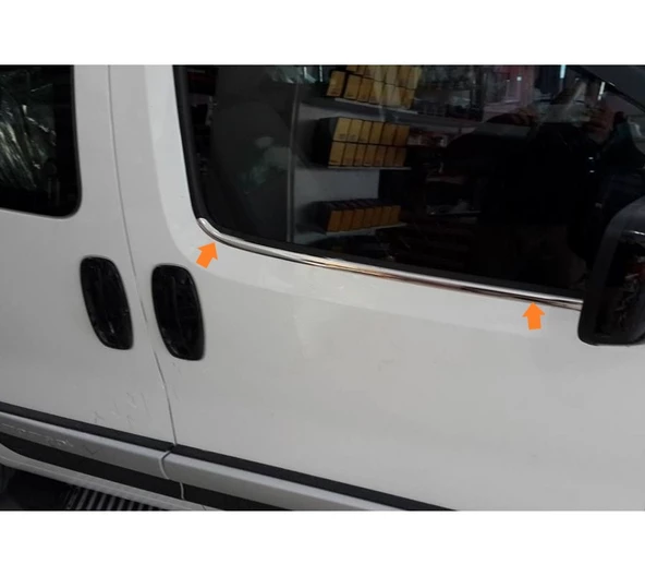 Cam Çıtaları Krom 2 Parça Bipper Mini Van LAV 2008 Ve Sonrası Modeller İçin - 2