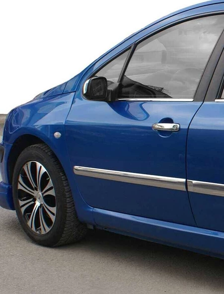 Cam Çıtaları Krom 4 Parça 307 HB 2001-2008 Arası Modeller İçin - Resim 2