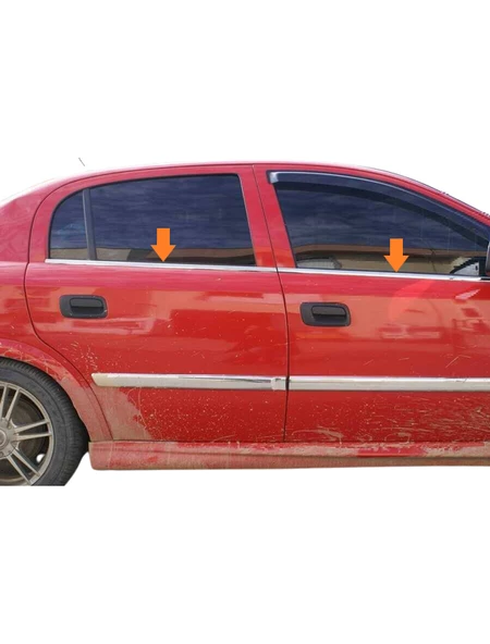 Cam Çıtaları Krom 4 Parça Astra G HB 1998-2009 Arası Modeller İçin - 2