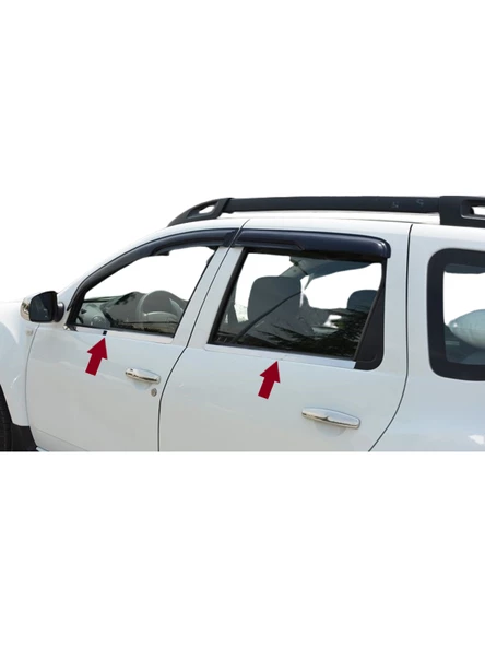 Cam Çıtaları Krom 4 Parça Duster Facelift 2012-2017 Arası Modeller İçin - 3