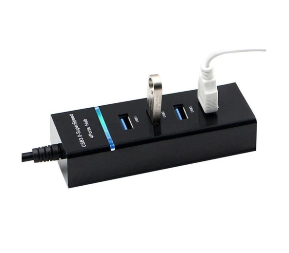 4 Port USB 3.0 Çoğaltıcı Çoklayıcı Hub Switch Çoklu Cihaz - 3