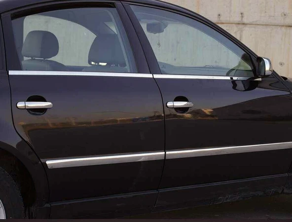 VW Passat 3B Uyumlu Cam Çıtaları Krom 4 Parça 2000 - 2005 Arası Modeller İçin Arası Modeller İçin - 2